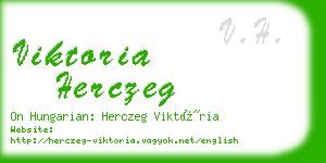 viktoria herczeg business card